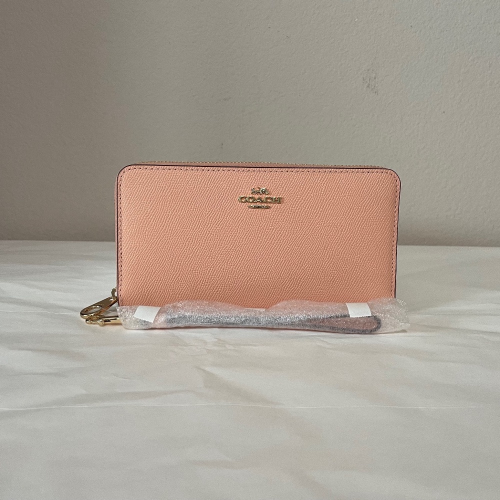 New Coach Long Zip Around Wallet